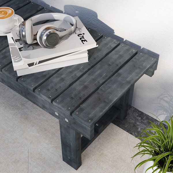 Outsunny Bancă de Grădină cu 2 Locuri, Bancă de Exterior cu Șipci din Lemn de Molid, Stil Country, Perfectă pentru Terasă, Patio sau Curte, Greutate maximă 250 kg, 110x38x35 cm, Gri | Aosom Romania