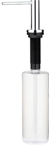 Deante Aster, dozator de detergent pentru chiuvete de bucatarie cu duza scurta 500ml, crom, ZZZ_00KD