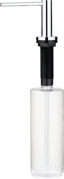 Deante Aster, dozator de detergent pentru chiuvete de bucatarie cu duza lunga 500ml, crom, ZZZ_00DD