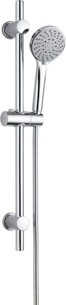 Deante Avis, coloană de duș 65 cm cu cap manual cu 5 funcții și furtun de duș 150 cm, crom, NGV_051K