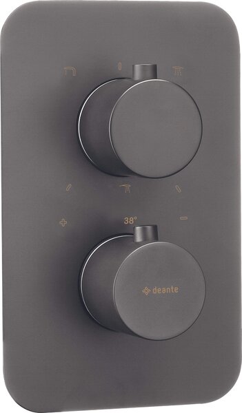Deante BOX, capac exterior pentru BOX termostatic, titan, DEA-BXY_DEBT