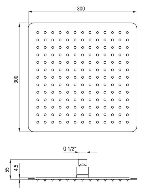 Deante Deante, set de duș termostatic ascuns + BOX, negru, BXYZNECT