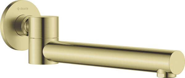Deante Cascada, chiuveta de baie pivotanta 244 mm, auriu mat, DEA-NAC_R87K