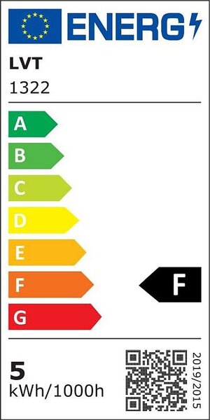 Bec LED COB, pentru ghirlande luminoase, E27, alb cald, 1W, 60 lm, set 5 bucati