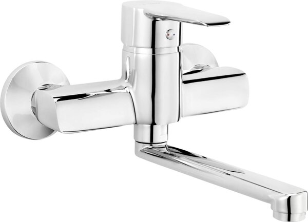 Deante Corio, baterie pentru chiuveta montata pe perete 150mm, crom, BFC_050M