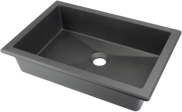 Deante Correo, chiuveta granit 500x350x140 mm, antracit metalic, DEA-CQR_TU5U