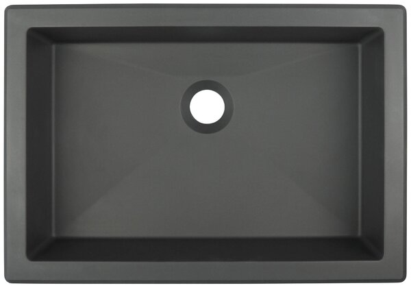 Deante Correo, chiuveta granit 500x350x140 mm, antracit metalic, DEA-CQR_TU5U