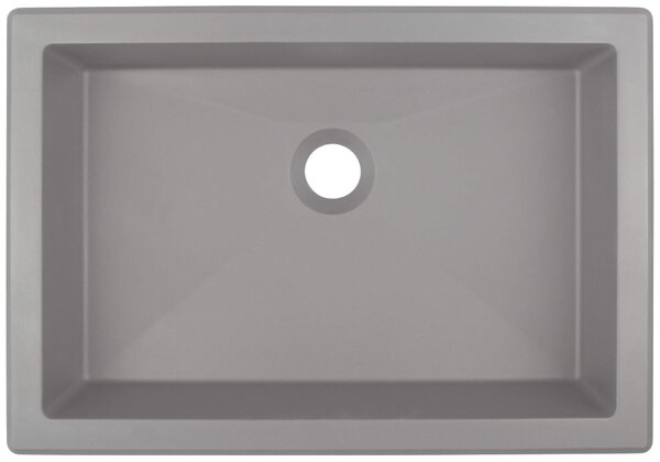 Deante Correo, chiuveta granit 500x350x140 mm, gri metalic, DEA-CQR_SU5U
