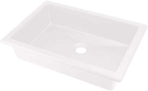 Deante Correo, chiuveta granit 500x350x140 mm, alb mat, DEA-CQR_AU5U