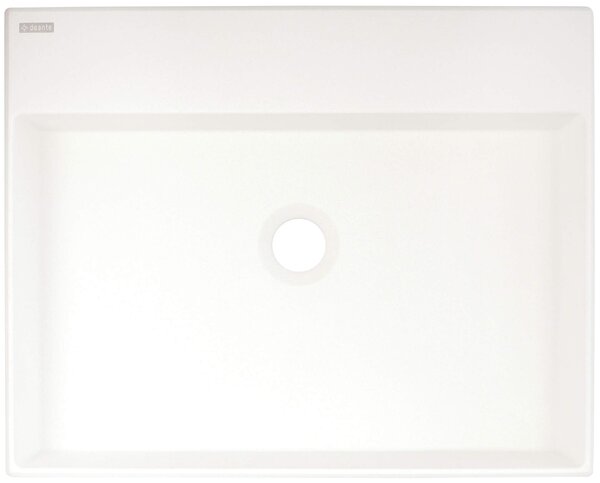 Deante Correo, chiuveta blat granit 500x400x125 mm, alb, DEA-CQR_AU5S