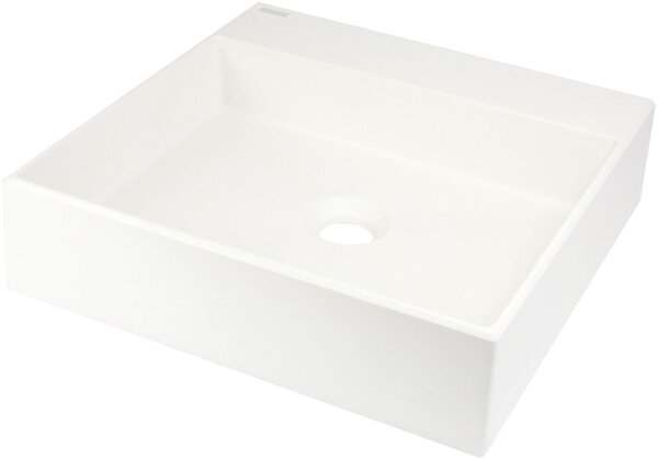 Deante Correo, chiuveta blat granit 400x400x100 mm, alb, DEA-CQR_AU4S