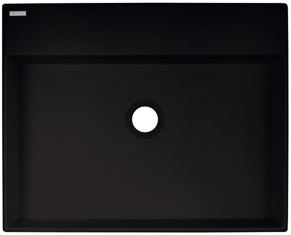 Deante Correo, chiuveta blat granit 500x400x125 mm, negru mat, DEA-CQR_NU5S