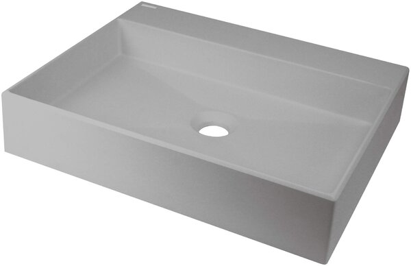 Deante Correo, chiuveta blat granit 500x400x125 mm, gri metalic, DEA-CQR_SU5S