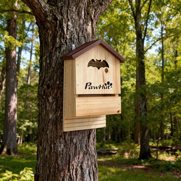 PawHut Set de 3 Căsuțe pentru Lilieci din Lemn de Brad, Adăpost pentru Lilieci pentru Grădină și Exterior, Ușor de Montat, 21.5x11.5x34 cm | Aosom Romania