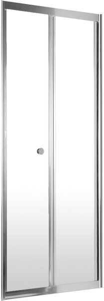 Deante Jasmin Plus, usa de dus plianta 80x200 cm, sticla transparenta 5 mm, profil cromat, DEA-KTJ_022D