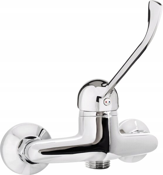 Clinica Deante Joko, robinet dus 150 mm cu maneta medicala, crom, BOJ_040C