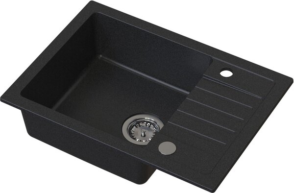 Ruvetti Tito Compact chiuveta cu baterie și accesorii negru/negru LP_3200-TC6244BC_W