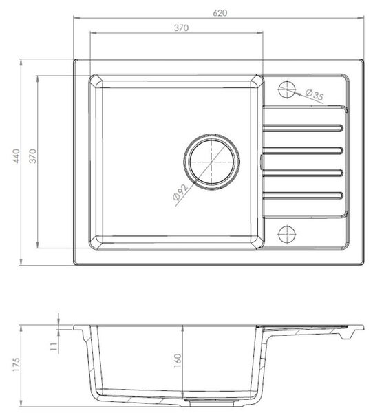 Ruvetti Natu Compact chiuveta cu baterie și accesorii bej/oțel LP_3200-NC6244BE_W