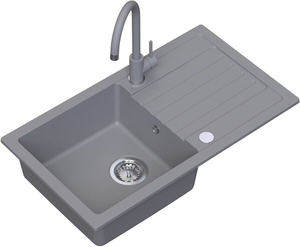 Ruvetti Tito Maxi chiuveta cu baterie și accesorii gri/ LP_3200-TM7744GR_W