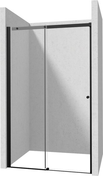 Deante Kerria Plus, usa de dus culisanta 100x200 cm, sticla transparenta 6 mm, profil cromat, DEA-KTSPN10P