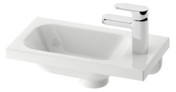 Ravak Chrome lavoar 40x22 cm dreptunghiular mobilier alb luciu XJGP1100000