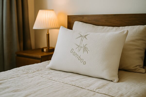 Perna din spuma cu memorie BAMBOO DREAM 40x60 cm