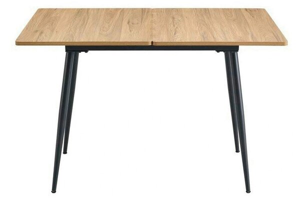 Masa extensibila SMART, stejar/negru, 60/120x93x77 cm