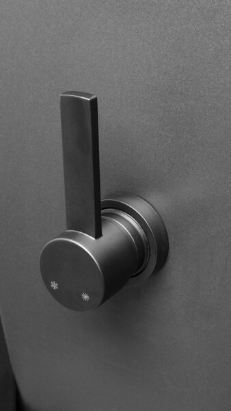 Deante Peonia, vas de toaletă de perete cu funcție de bideu 515x370 mm, negru mat, DEA-CBP_NWPW