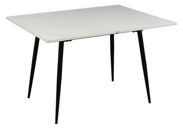 Masa extensibila SMART, alb/negru, 60/120x93x77 cm