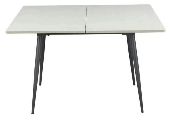 Masa extensibila SMART, alb/negru, 60/120x93x77 cm