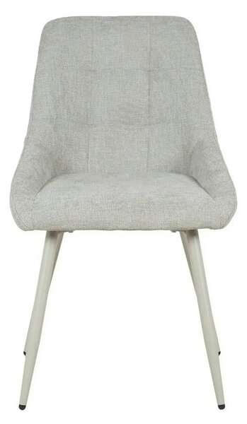 Scaun KENT, grej/gri deschis, stofa clasica/metal, 50x60x84 cm