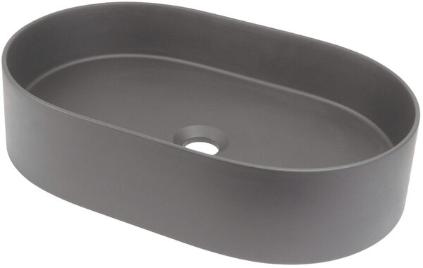 Deante Silia, chiuveta blat granit 550x350x125 mm, antracit metalic, DEA-CQS_TU6S