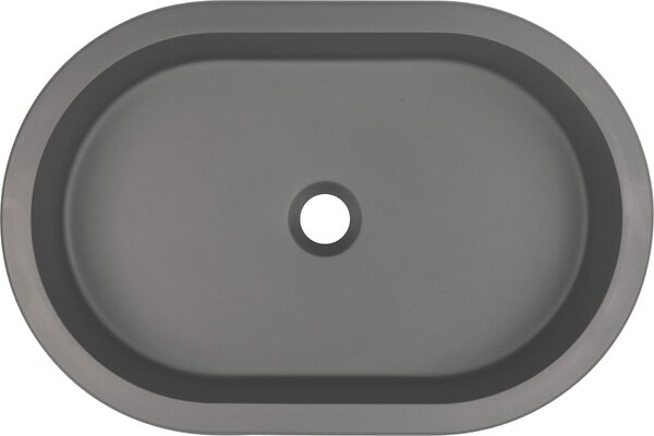 Deante Silia, chiuveta granit pentru incasare pe/sub placa 588x390x145 mm, antracit metalic, DEA-CQS_TU6U