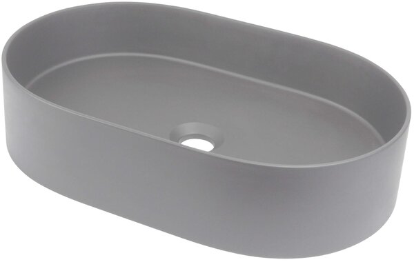 Deante Silia, chiuveta blat granit 550x350x125 mm, gri metalic, DEA-CQS_SU6S