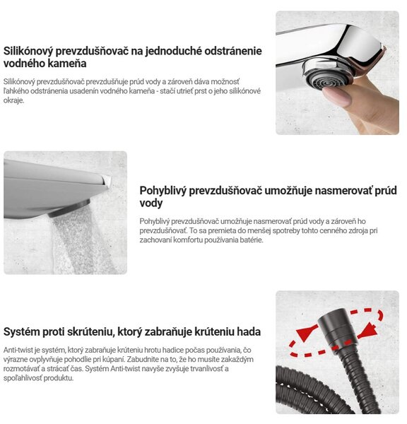 Deante Silia, baterie de baie de perete cu set de duș manual, auriu mat, DEA-BQS_R11M