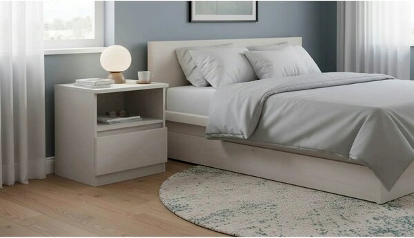Noptiera TETRIX, casmir, PAL laminat, 45x45x51 cm