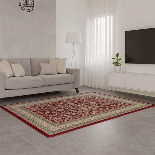 Covor Clasic Sufragerie, Model Kasmar 8746 014, Rosu Rosu, 80 x 150, Dreptunghi