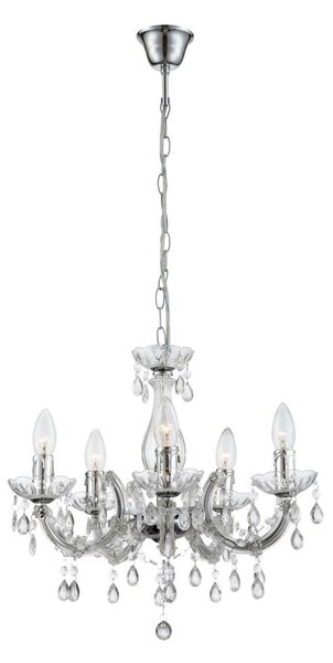 Lustră pe lanț Globo 63116-5 CUIMBRA 5xE14/40W/230V