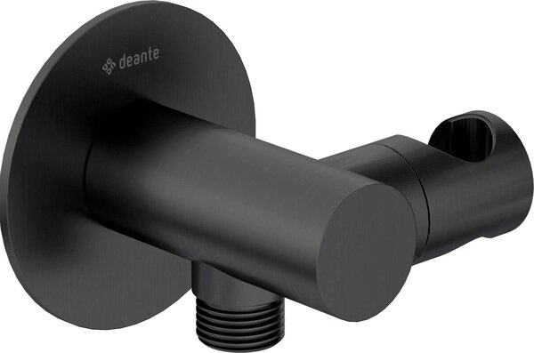 Deante Silia Angle Finish Suport pentru duș de mână reglabil negru mat DEA-NQS_N57K