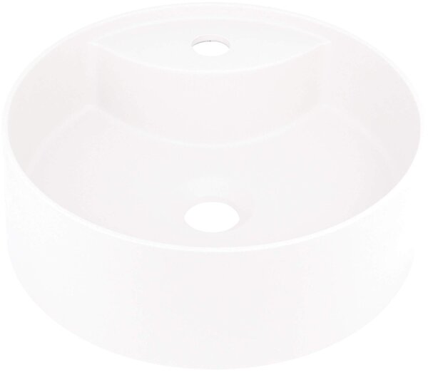 Deante Silia, chiuveta blat cu orificiu pentru robinet 360x360x125mm, alb mat, DEA-CQS_AU4B