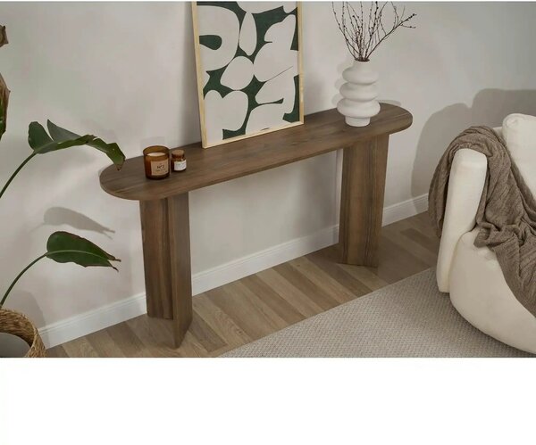 Consola SIRA, nuc inchis, PAL, 150x35x75 cm