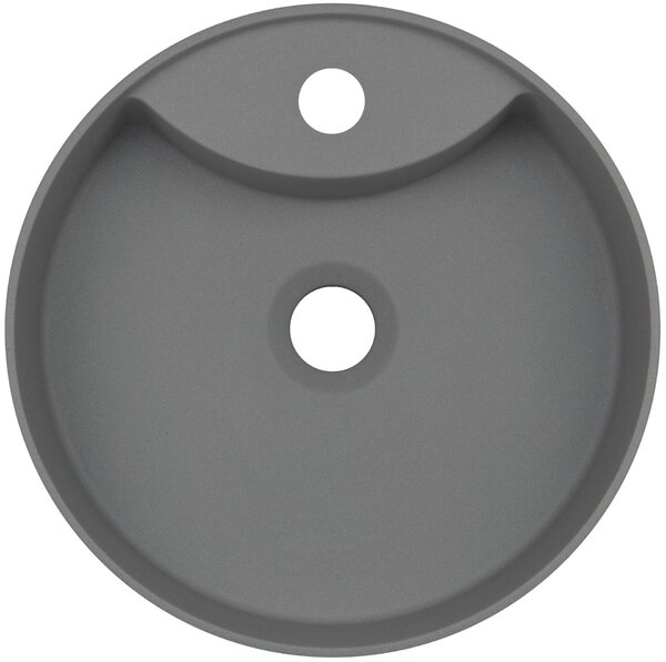 Deante Silia, chiuveta blat cu orificiu pentru robinet 360x360x125mm, antracit metalic, DEA-CQS_TU4B