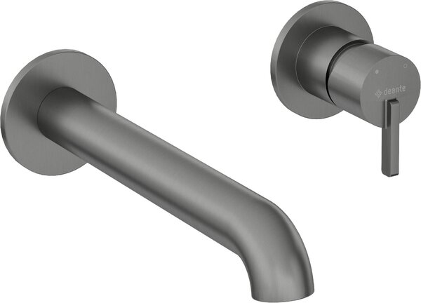Deante Silia, baterie pentru lavoar ascuns, titan, DEA-BQS_D54L
