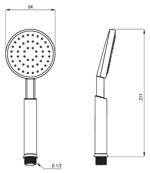 Deante Temisto, baterie de baie cu set de dus, negru mat, BQT_N11D