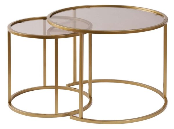 Set masute de cafea Aurum Auriu