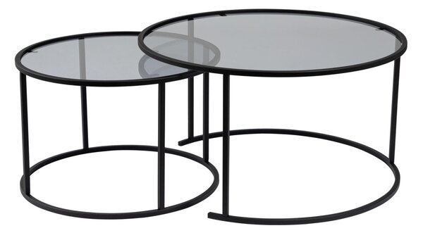 Set masute de cafea Aurum Negru