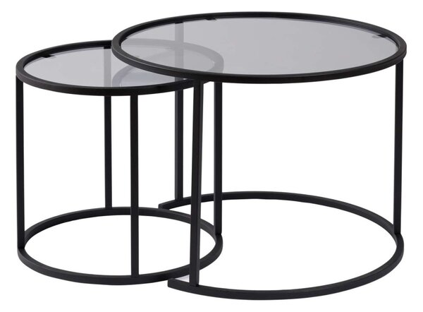 Set masute de cafea Aurum Negru