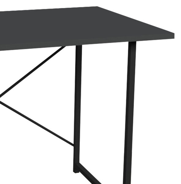 Birou Model Ustando, Antracit, 90x60x72 cm