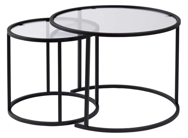 Set masute de cafea Aurum Negru