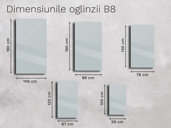 Oglindă cu ramă B8